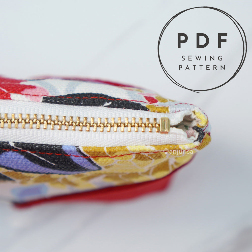 StandOut Pouch Sewing Pattern: Beginner-Friendly PDF Guide (5 Sizes)